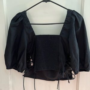 Black Abercrombie and Fitch top